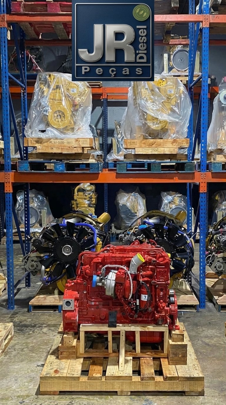 Estoque de motores diesel JR Diesel Peças